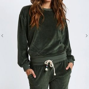 Sol Angeles - Velour Billow Pullover - NWT